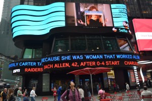 me craning to see the buildings