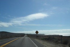 Alng the Pacific Ocean