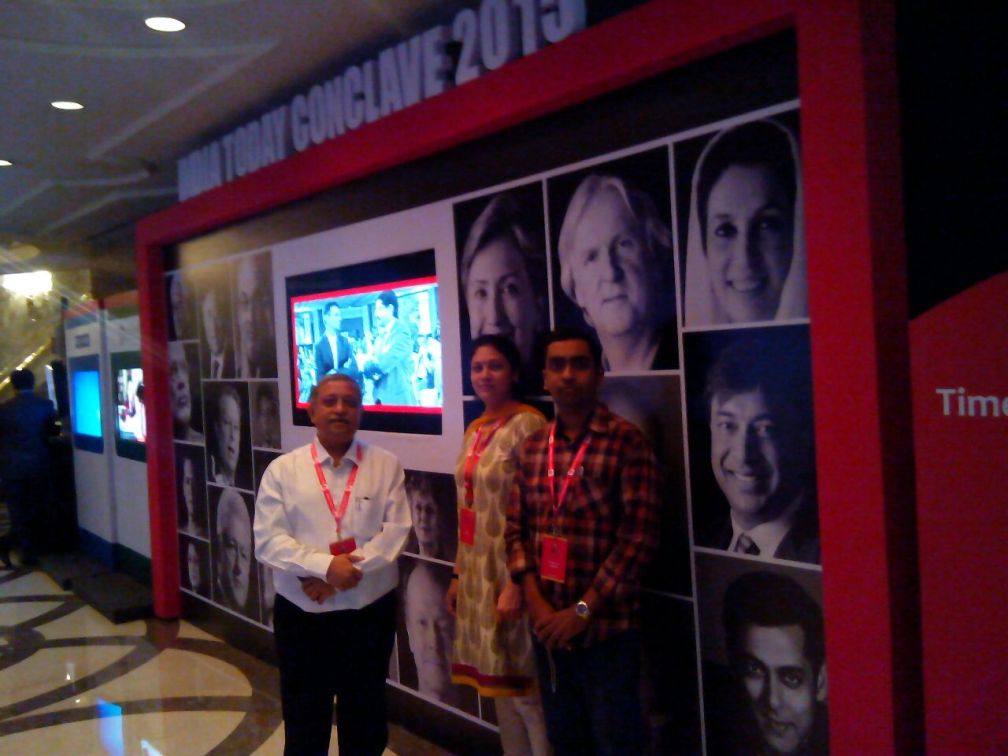 With new friends Arvind Passey and Tennyson Thomas